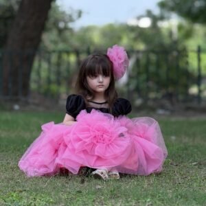 Black & Pink floral