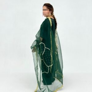 Emerald Green Silk Suit