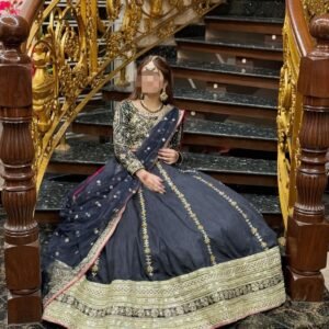 Royal Black Lehnga
