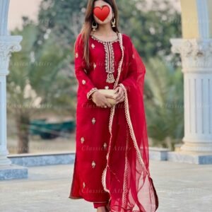 vibrant red